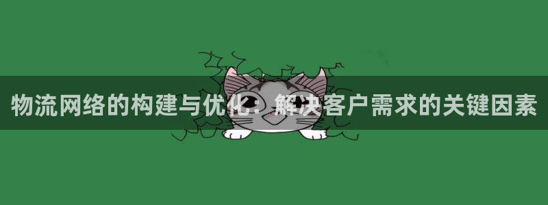超凡国际h5链接：物流网络的构建与优