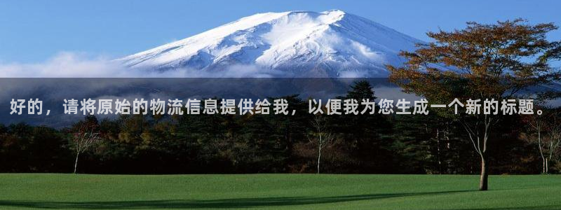 超凡国际玩法：好的，请将原始的物流信